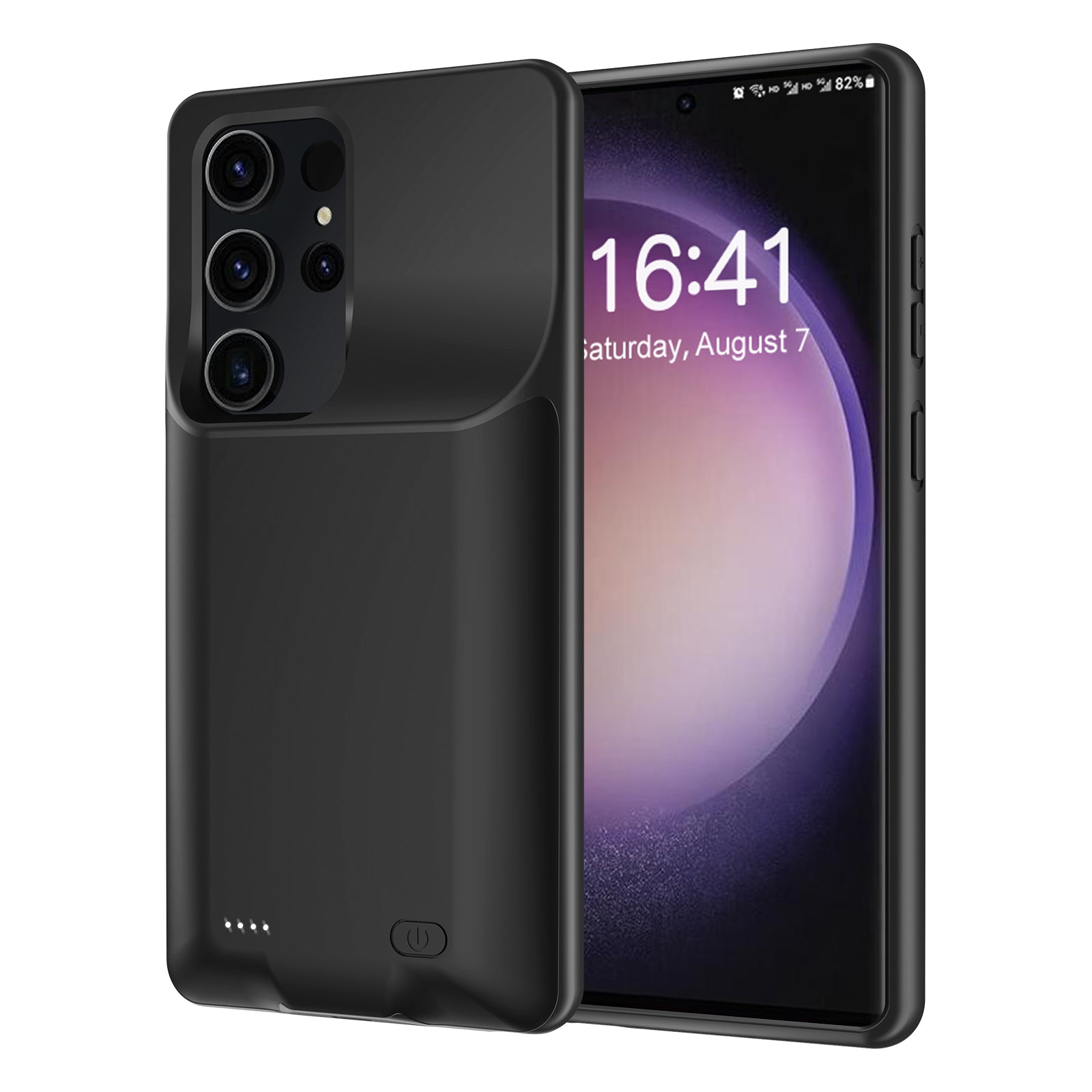 B28 10000mAh Power Bank for Samsung Galaxy S23 Ultra Soft TPU Charger Case B28 10000mAh Power Bank for Samsung Galaxy S23 Ultra Soft TPU Charger Case